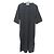 Autre Marque Langes Kleid mit Raffung am Rücken ebure Schwarz