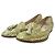 Miu Miu Ballerine da Opera con Frange Glitter D'oro
