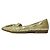 Miu Miu Ballerine da Opera con Frange Glitter D'oro - vista 3