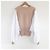 Autre Marque Strickpullover Combo Dolman SILVIAN HEACH Weiß Beige - Ansicht 2