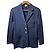 Autre Marque Chaqueta de Punto a Medida Agnona Azul Azul marino
