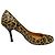 Décolleté Leopardo LANVIN in Blu Nero Beige - vista 3