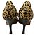 Décolleté Leopardo LANVIN in Blu Nero Beige - vista 4