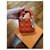Christian Dior Borsa Lady Dior Micro GHW Arancione - vista 9