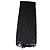 Sciarpa da smoking con teschio a pois Alexander McQueen Nero
