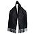 Sciarpa da smoking con teschio a pois Alexander McQueen Nero - vista 2