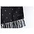 Sciarpa da smoking con teschio a pois Alexander McQueen Nero - vista 3