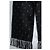 Sciarpa da smoking con teschio a pois Alexander McQueen Nero - vista 5