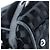 Borsa a mano Chanel Vintage CC con cintura laterale in velluto goffrato a quadri media Nero - vista 6