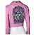 Philipp Plein, Pink Disney cropped Lederbikerjacke - Ansicht 6