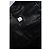 Chanel, schwarze geraffte Jacke mit 4 Taschen aus Leder - Ansicht 5