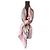 Céline quadrato in seta rosa