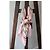 Céline quadrato in seta rosa - vista 6