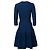 Alaïa Alaia, blue flared dress with pattern - view 3