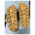 Sandali slide Prada in suede marrone e shearling - vista 4