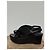 Prada Wedge Platform Sandals Black Leather - view 3