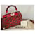 Fendi Peekaboo Iconic Mini Ricamo Rete Rot Authentisch - Geflochtenes Nappa-Leder - Braun Hellbraun Karamell Kamel  - Ansicht 13