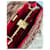 Fendi Peekaboo Iconic Mini Ricamo Rete Rot Authentisch - Geflochtenes Nappa-Leder - Braun Hellbraun Karamell Kamel  - Ansicht 3