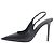 Brunello Cucinelli Schwarze Leder-Pumps mit spitzem Absatz - Größe EU 38 (UK 5)