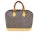 Louis Vuitton Alma PM Borsa Marrone in Pelle