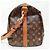 Louis Vuitton Keepall Babdouliere 50 Marrone - vista 3