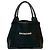 Balenciaga Navy Cabas S Logo Canvas- und Leder-Tote-Bag Schwarz