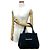 Balenciaga Navy Cabas S Logo Canvas- und Leder-Tote-Bag Schwarz - Ansicht 2