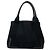 Balenciaga Navy Cabas S Logo Canvas- und Leder-Tote-Bag Schwarz - Ansicht 3