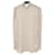 Autre Marque AMERI Top de cuello alto transparente Beige