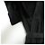 Autre Marque Blusa de manga quadrada CLANE Preto - vista 5