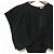 Autre Marque Blusa de manga quadrada CLANE Preto - vista 6