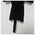 Autre Marque Blusa de manga quadrada CLANE Preto - vista 7