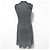 Autre Marque FURFUR Glänzendes Strick-Camisole-Kleid Schwarz Silber - Ansicht 2