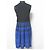 Autre Marque Robe Diesel Black Gold Noir Bleu - vue 2