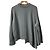 Autre Marque Pullover in misto cashmere a collo rotondo asimmetrico MRZ Grigio