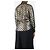 Saint Laurent Camisa ovalada de lurex negro y dorado - talla UK 10 - vista 2