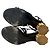 Sandali in suede con lacci Salvatore Ferragamo Nero - vista 7
