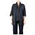 Brunello Cucinelli Charcoal sequined snap-button blouse - size S Grey
