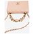 Chanel Mini borsa a tracolla con catena di perle rosa polveroso - vista 3