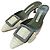 Maysale Low Heel Pointed Toe Mule Sandalen von Manolo Blahnik