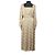 Autre Marque Langes Kleid Shun Lip Grace Class Bag Beige