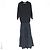 Autre Marque 16G Stricktaftkleid Drawer Schwarz