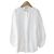 Autre Marque Blusa Camisa Sin Cuello STRASBURGO Blanco