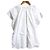 Autre Marque Blusa de manga francesa en capas Blanco