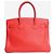 Hermès Borsa Birkin 30 rossa in pelle Clémence Rosso - vista 3