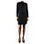 J.Crew Completo giacca in tweed nero con paillettes e gonna - taglia UK 8 - vista 3