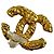 CHANEL Coco Mark Lava Gold Ohrstecker Golden - Ansicht 2