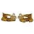 CHANEL Coco Mark Lava Gold Ohrstecker Golden - Ansicht 3