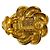 Chanel Gripoa Coco Mark Farbstein-Ohrclip Rot Golden