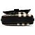Borsa a spalla in lana a quadri mega nera Burberry Nero - vista 3